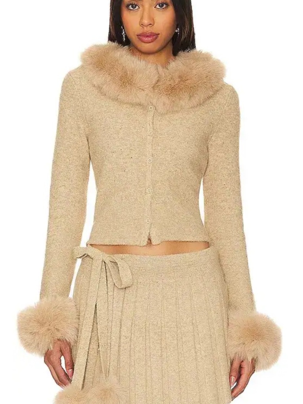 LOBA Nili Faux Fur Sweater